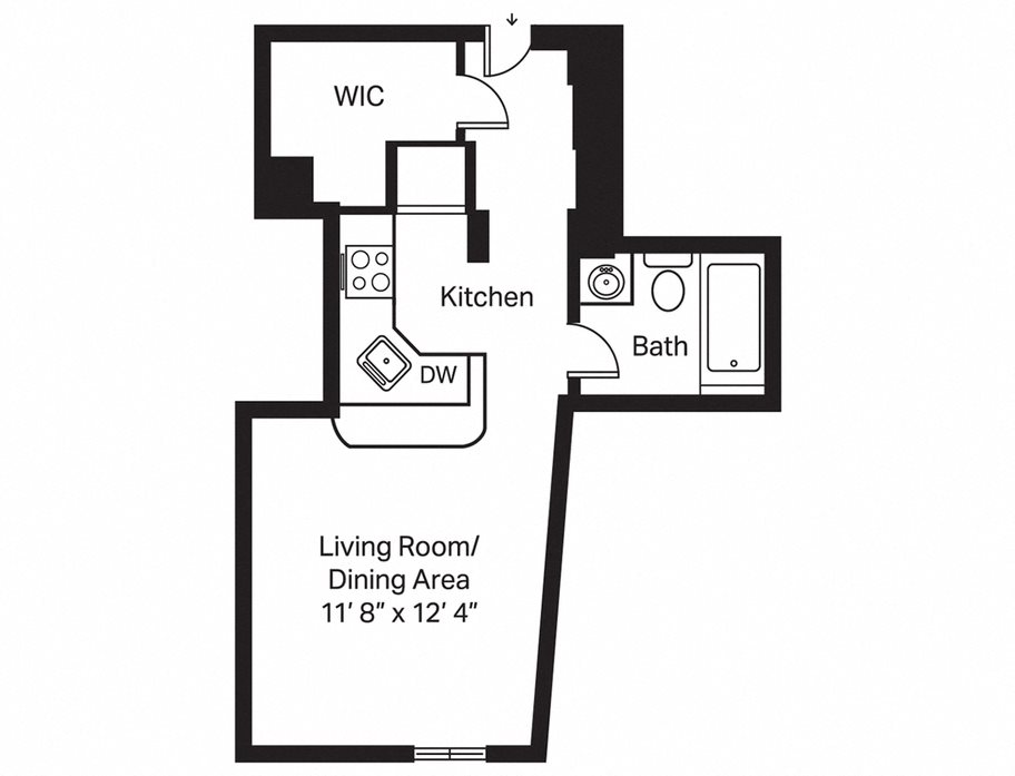Floor Plans of Channel Square Apartments in Washington, DC
